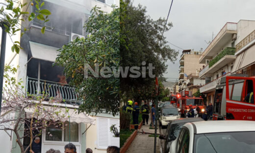 Φωτιά σε διαμέρισμα στην Αγία Βαρβάρα