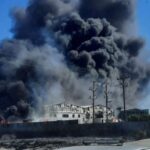 Ολοκληρωτική η καταστροφή από τη φωτιά στο εργοστάσιο στη Ριτσώνα
