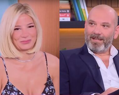 Ο Γιώργος Λάγιος με την Φαίη Σκορδά