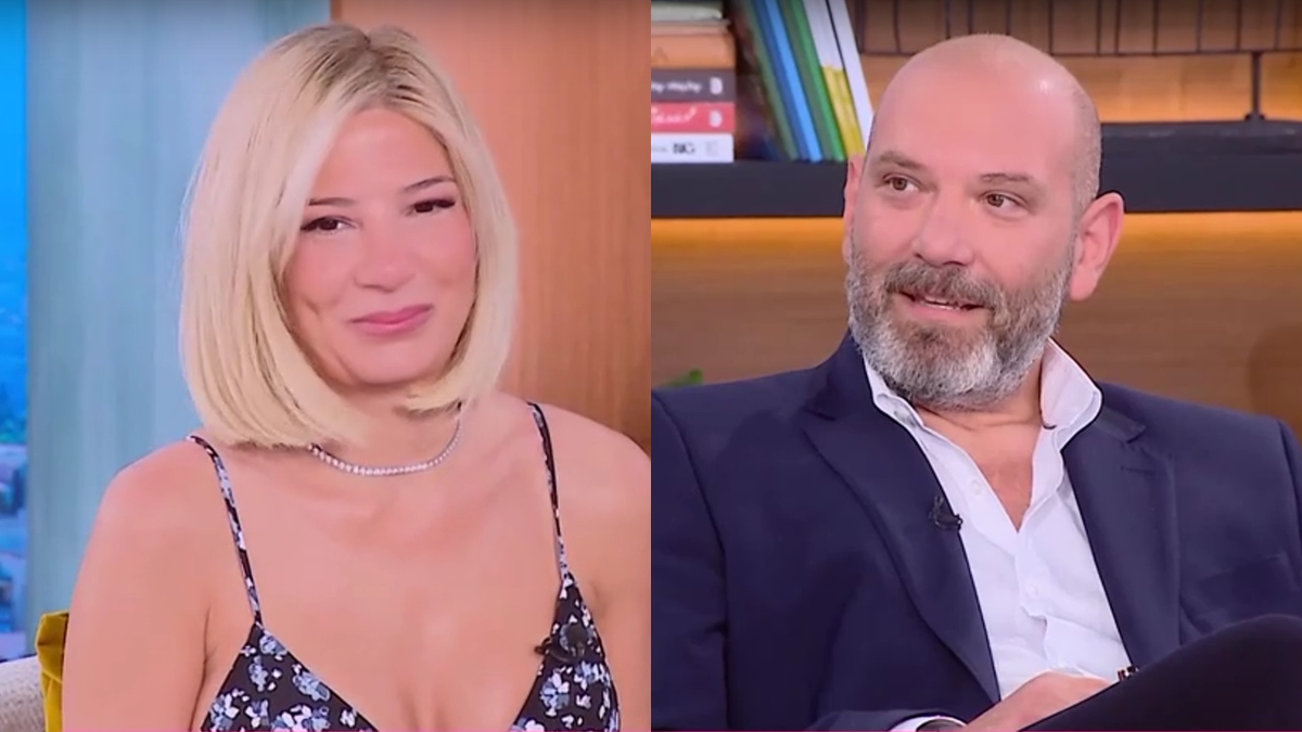 Ο Γιώργος Λάγιος με την Φαίη Σκορδά