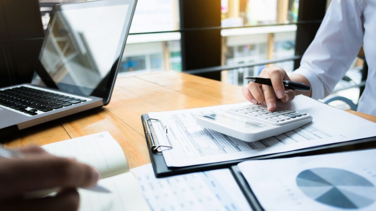 business audits using a calculator financial data investment fund