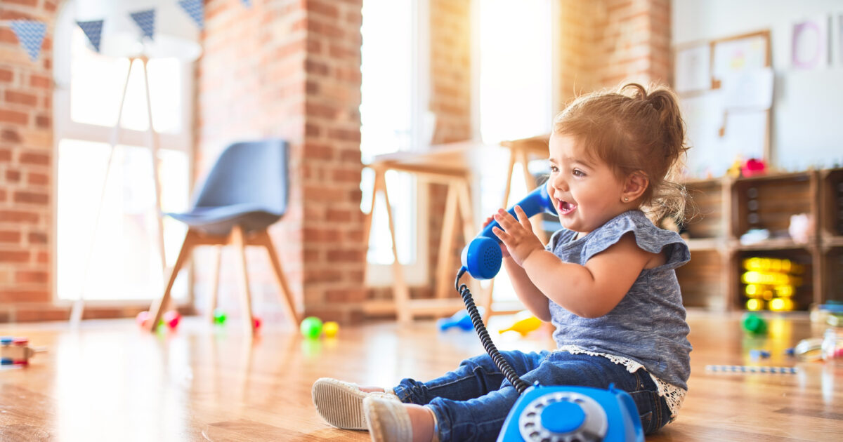 What happens when the child is late to talk