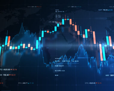 Broker report economics texture for globe business concept