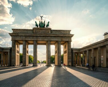 The Brandenburg Gate in Berlin