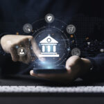 Businesses use smartphones with online banking