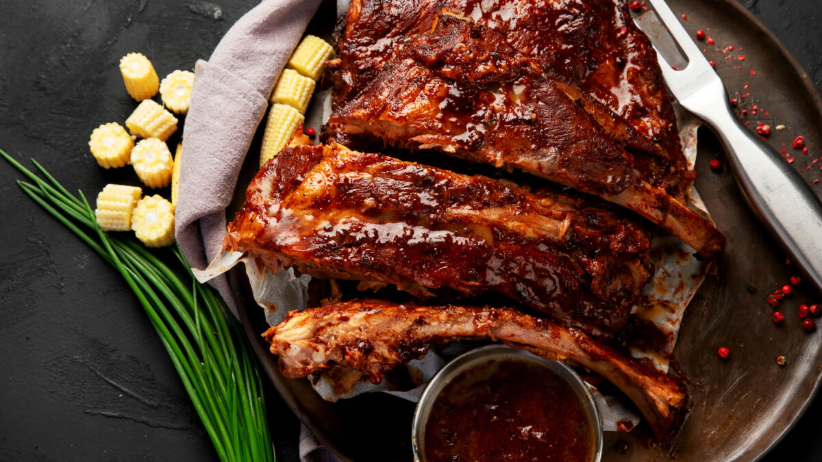 Χοιρινά BBQ ribs