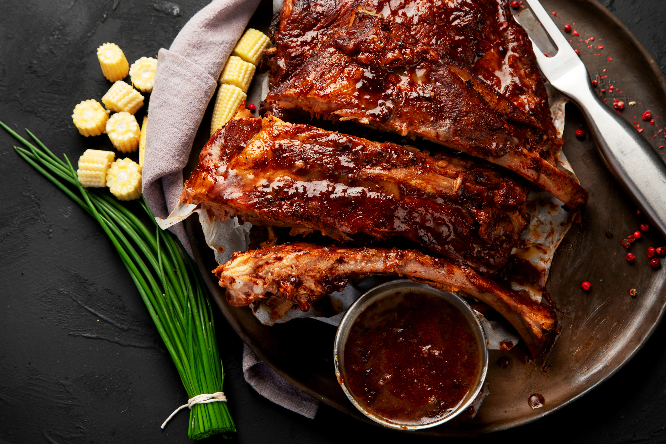Χοιρινά BBQ ribs