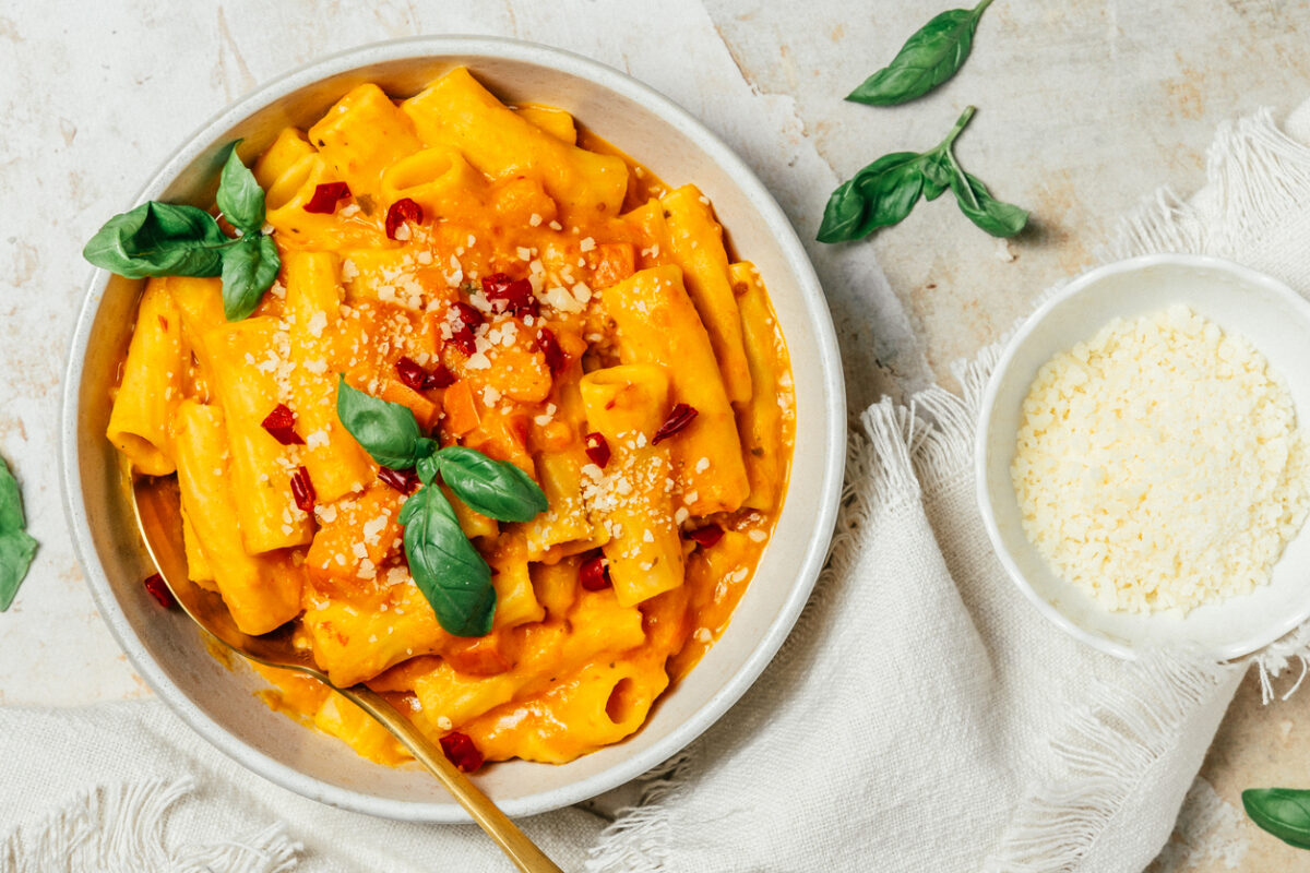 Vegeterian rigatoni