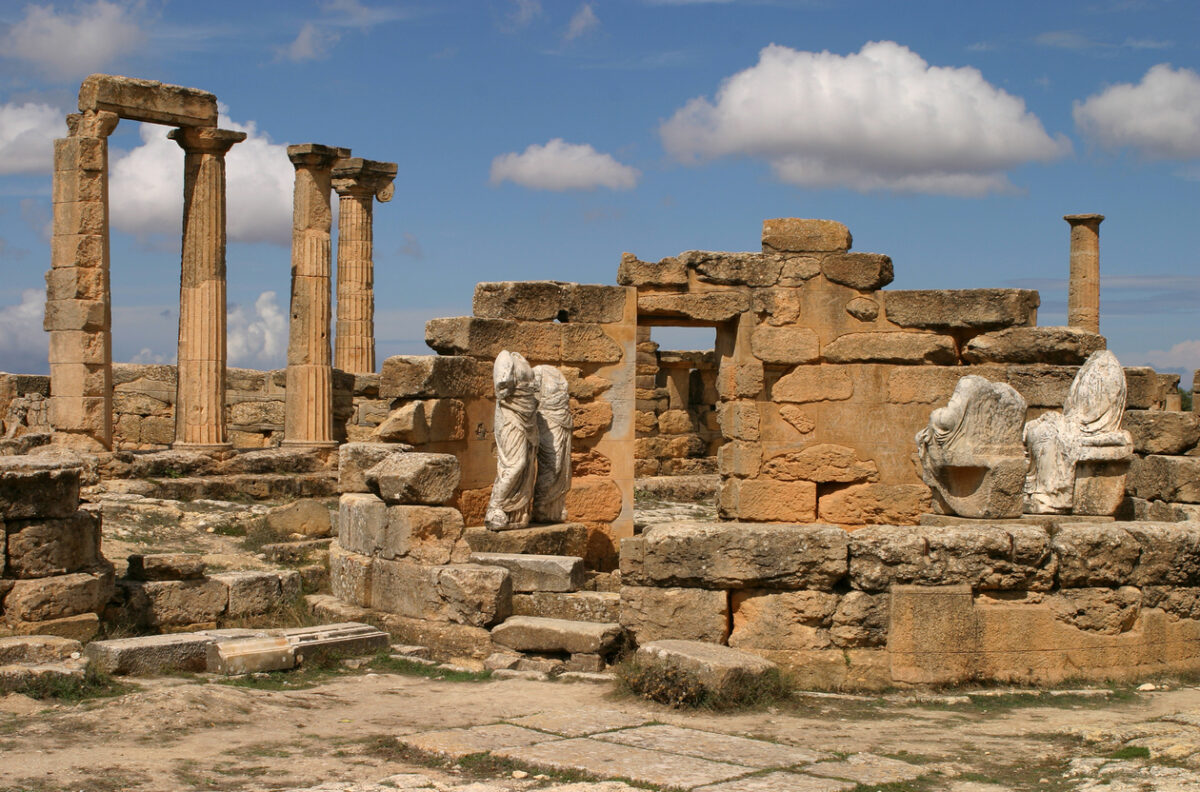 Libya, Cyrenaica, Cyrene Roman - Greek archaeological site - UNESCO World Heritage Site.