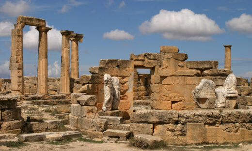 Libya, Cyrenaica, Cyrene Roman - Greek archaeological site - UNESCO World Heritage Site.