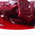 Beet slice preserved