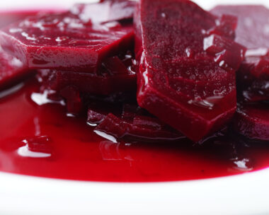 Beet slice preserved