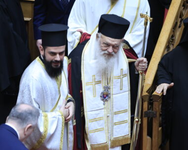 Ο Αρχιεπίσκοπος Ιερώνυμος