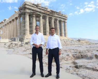 Ο Εκρέμ Ιμάμογλου και ο Κώστας Μπακογιάννης