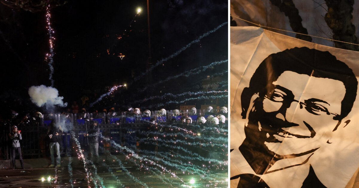 “War” scene in Istanbul: Imoglou’s unstoppable conflicts with police – “rain” from chemicals and battle images