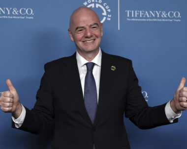 Ο πρόεδρος της FIFA, Τζιάνι Ινφαντίνο