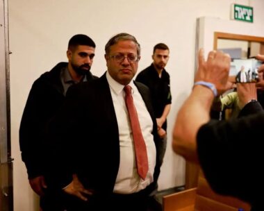 Ο Ισραηλινός ακροδεξιός πολιτικός Ιταμάρ Μπεν-Γκβιρ