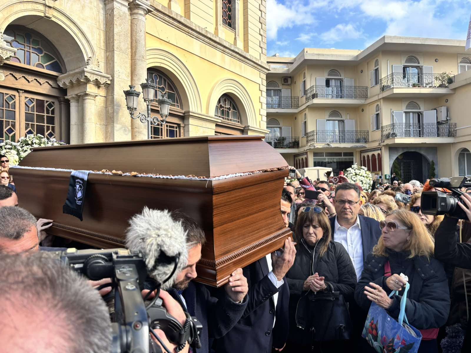 Η κηδεία του Αντώνη Λιδάκη