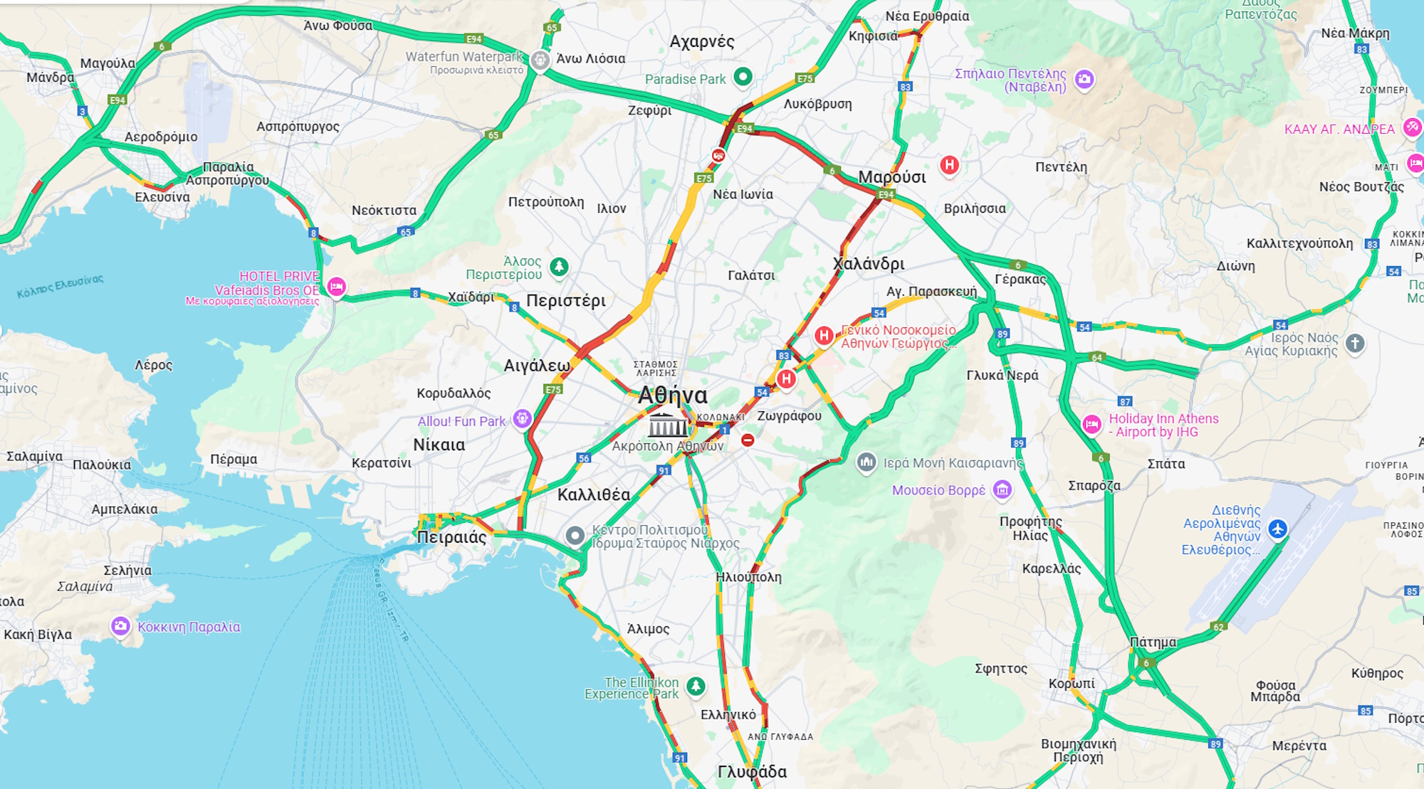 Κίνηση στους δρόμους