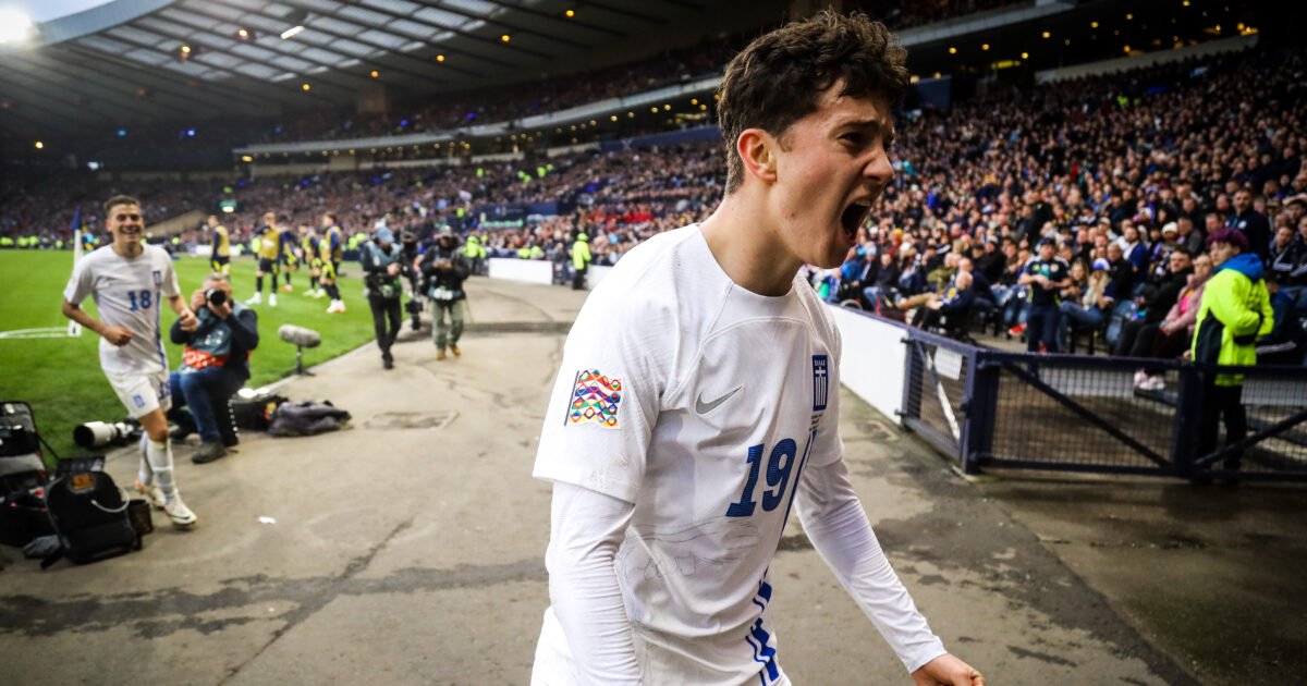 Konstantinos Karetsas lives his Greek dream: The 17-year-old’s excitement at 3-0 on Scotland