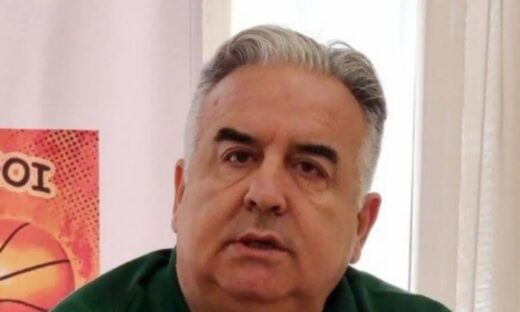 Ο πρόεδρος της ομάδας μπάσκετ των Τρικάλων, Κώστας Σκρέτας