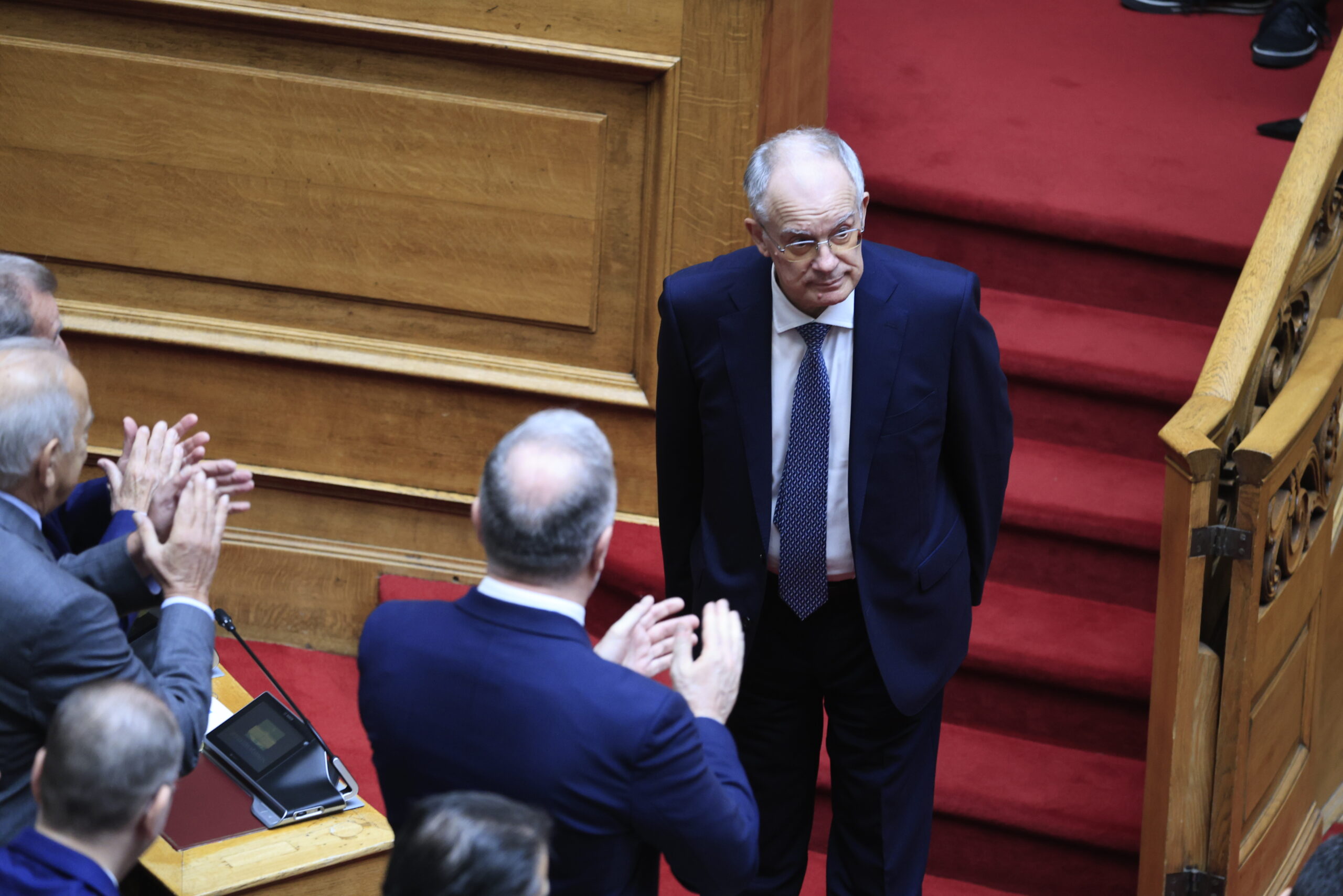 Ορκωμοσία του νέου Προέδρου της Δημοκρατίας Κωνσταντίνου Τασούλα, στην Ολομέλεια της Βουλής