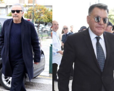 Ο Λάκης Λαζόπουλος και ο Αλέξης Κούγιας