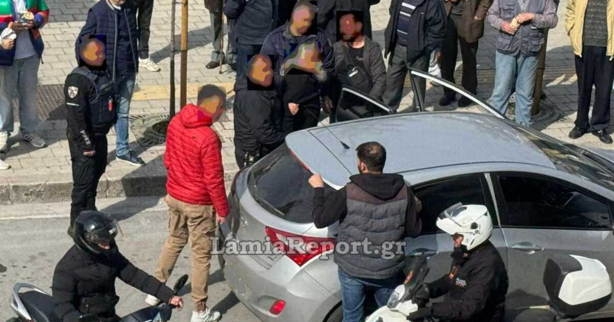 Archimandrite in Lamia was finding and making obscene gestures to police officers because they took him the plates: “Easter not to find you”