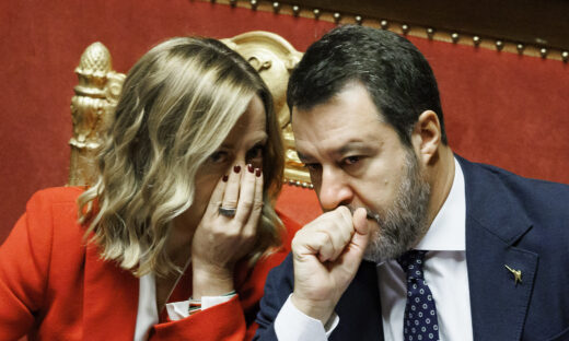 Η Τζόρτζια Μελόνι και ο Ματέο Σαλβίνι