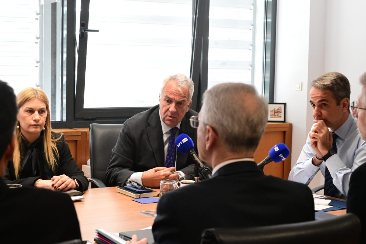Ο Κυριάκος Μητσοτάκης και ο Μάκης Βορίδης