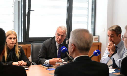 Ο Κυριάκος Μητσοτάκης και ο Μάκης Βορίδης