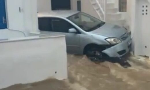 Πλημμύρες στη Μύκονο