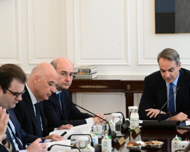 Ο Κυριάκος Μητσοτάκης, ο Κωστής Χατζηδάκης, ο Νίκος Δένδιας και ο Κυριάκος Πιερρακάκης