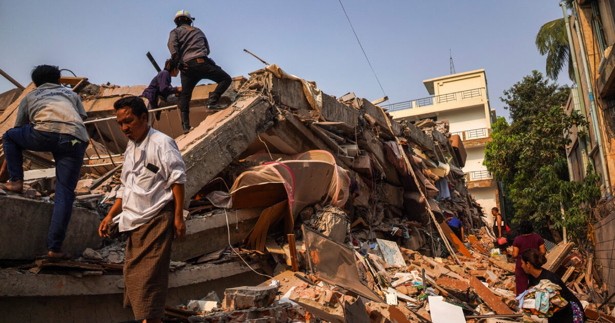 Earthquake in Myanmar: New Video – Left Cities without power and water