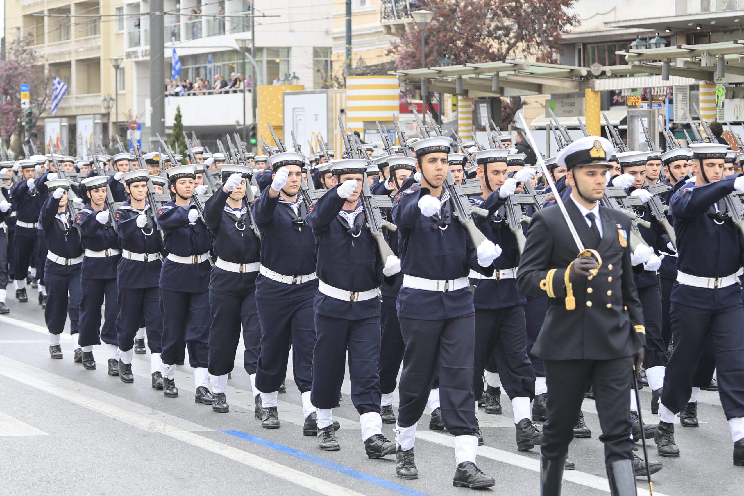 Άγημα του Ναυτικού στην στρατιωτική παρέλαση