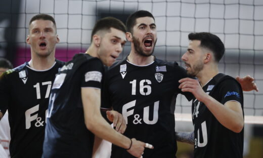 Η ομάδα βόλεϊ του ΠΑΟΚ