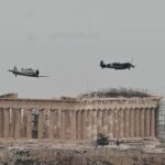 Ανακατασκευασμένα αεροσκάφη της Πολεμικής Αεροπορίας Harvard και Spitfire