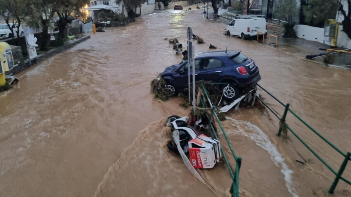 Πλημμύρες στην Πάρο