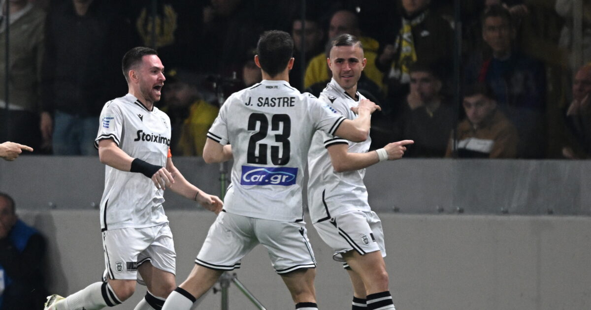 AEK – PAOK: Dimitris Pelka’s winning goal at Opap Arena