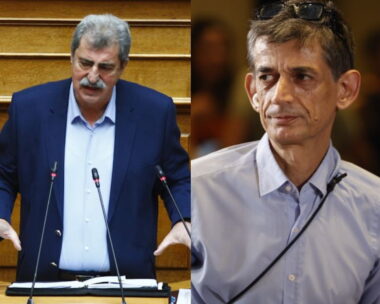 Ο Παύλος Πολάκης (αριστερά)  και ο Νίκος Καρανίκας (δεξιά), Πηγή φωτογραφιών