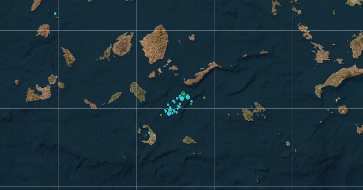 Earthquake 4.1 Richter off Amorgos