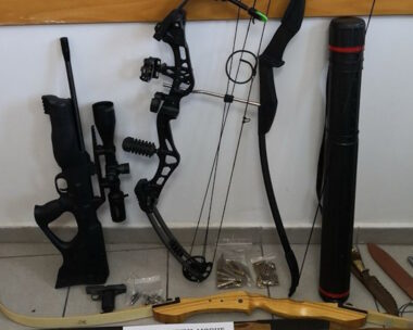 Τα όπλα και τα ναρκωτικά που βρέθηκαν στην κατοχή του 55χρονου από τις Σέρρες