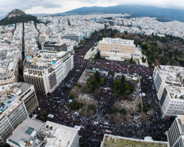 Το συλλαλητήριο για τα Τέμπη στην Αθήνα