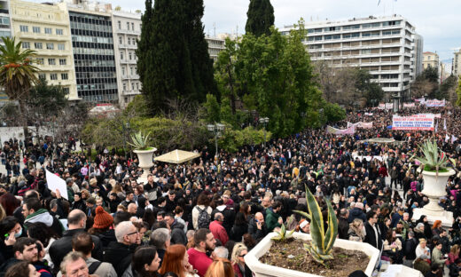 Το συλλαλητήριο για τα Τέμπη στην Αθήνα