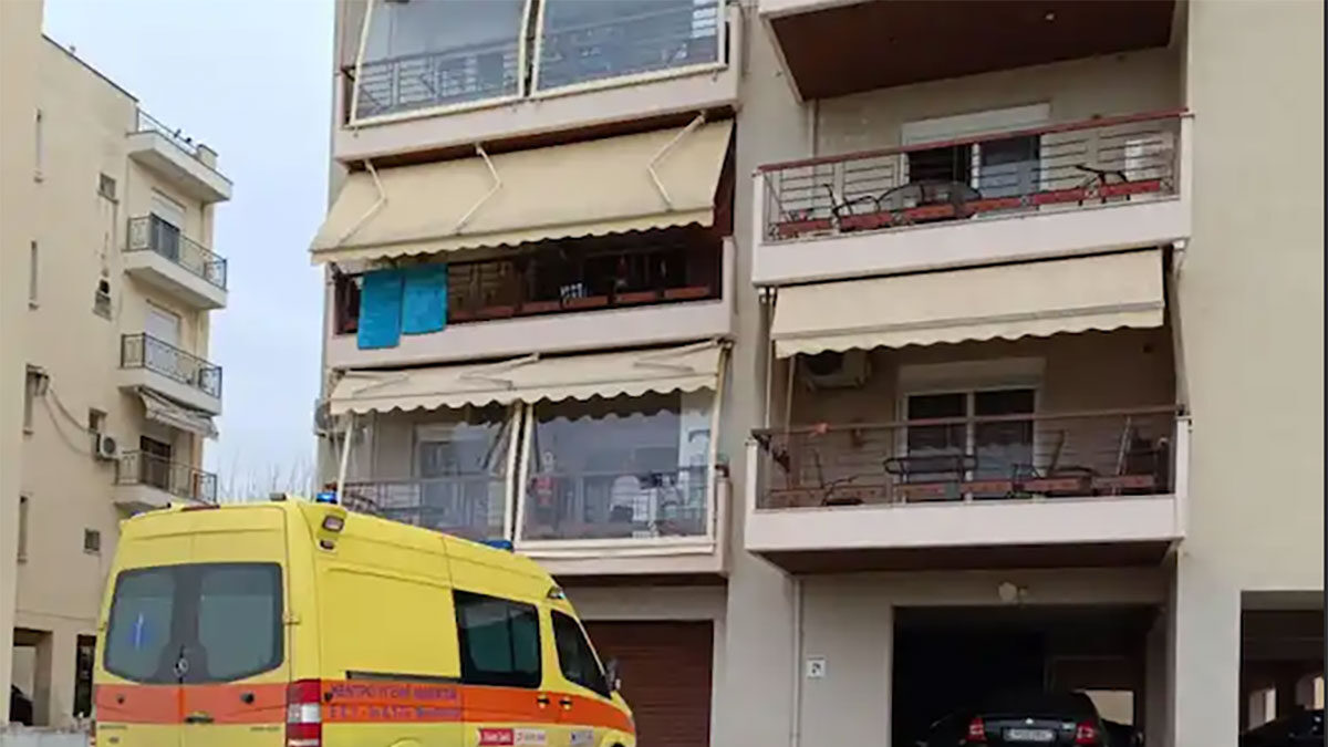 Η πολυκατοικια που έμενε το ζευγάρι