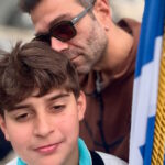Ο Τάσος Ιορδανίδης με τον γιο του / Φωτογραφία Instagram