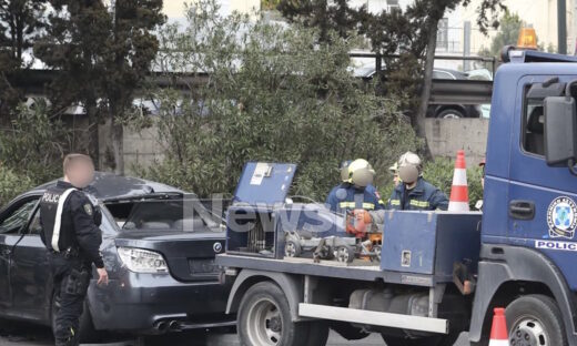 Τα οχήματα που ενεπλάκησαν στην καραμπόλα στον Κηφισό