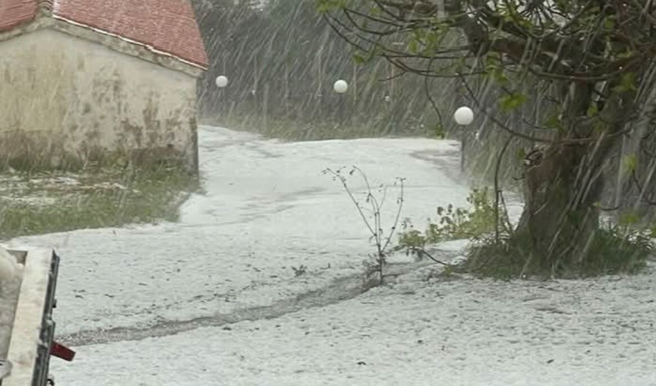 Μεγάλες καταστροφές σε καλλιέργεις από το χαλάζι
