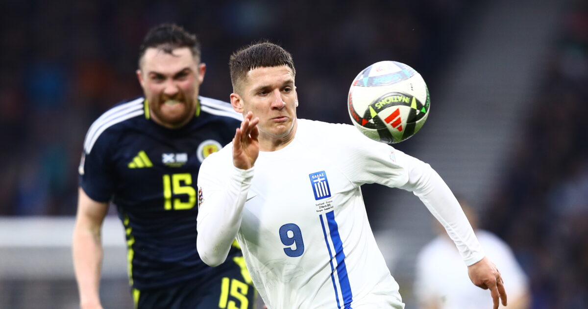 Scotland – Greece: The goal of Christos Jolis for 0-3