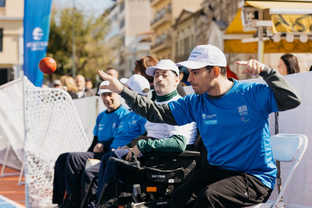 Στιγμιότυπο από αγώνα Μπότσια.